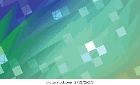 Abstract animated background with geometric shapes and a gradient color scheme in motion, Abstracts Twirls Blink Square, Stock royalty free.