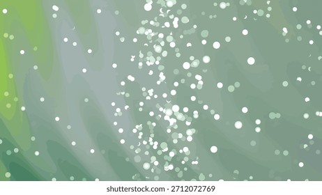 Fondo animado Abstractas de luces bokeh brillantes que flotan contra un telón de fondo verde, Abstractos Twirls Partículas, acción Libre de regalías.