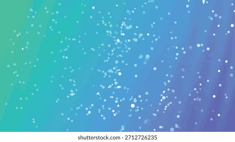 Fondo animado Abstractas con luces bokeh brillantes en un degradado verde y azul vibrante, Abstractos Twirls Partículas, stock de Regalías.