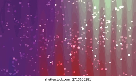 Fundo animado abstrato de partículas espumantes de bokeh contra um fundo de gradiente listrado, Abstracts Twirls Particles, Stock royalty.