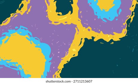 Fondo animado Abstractas con colores vibrantes y textura líquida fluida en movimiento, Abstractos de agua líquida B, Stock Libre de regalías.