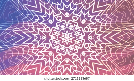 Abstract animated kaleidoscope pattern with vibrant colors and symmetrical design visuals, Abstracts Twirls Kaleidoscope A, Stock royalty.