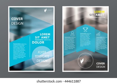 Abstract  annual report brochure flyer template, book cover layout in A4 size