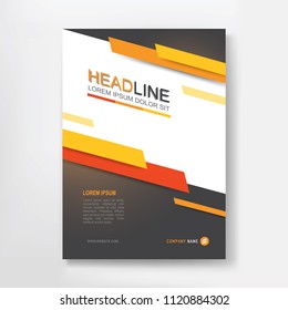 Abstract annual report design template. Book cover, Flyer, Brochure. Magazine, Presentation cover. Abstract Geometric Vector illustration.