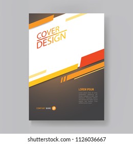 Abstract annual report design template. Book cover, Flyer, Brochure. Magazine, Presentation cover. Abstract Geometric Vector illustration