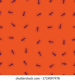 abstract ants pattern seamless background