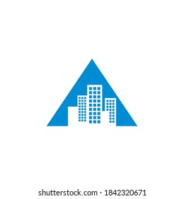 Resumen Vector de apartamento , Logotipo inmobiliario