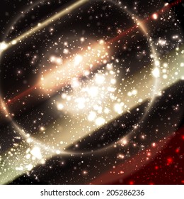 Abstract apocalyptic background cosmos space