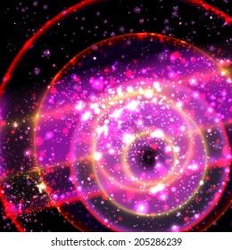 Abstract apocalyptic background cosmos space