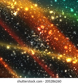 Abstract apocalyptic background cosmos space