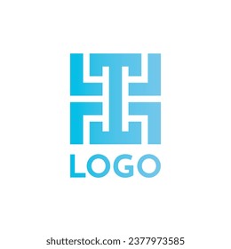 abstract app icon logo design template, abstract gradient colorful company logo design template
