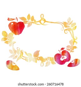 abstract apple art 