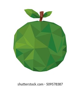 abstract apple fruit icon