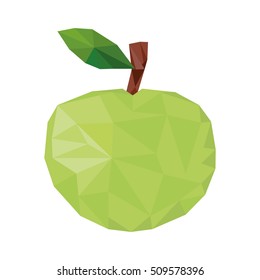 abstract apple fruit icon