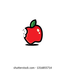 Abstract apple fruit logo Template