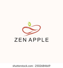 Abstract apple logo design ideas business name editable vector template  royalty free image