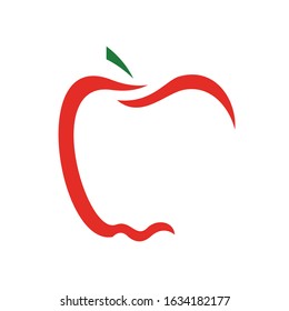 Abstract Apple Logo Design Template