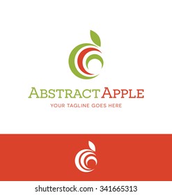 Abstract Apple Logo For Food Or Nutrition Related Business, Website