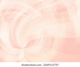 Abstract apricot peach color background with twirl. Subtle artistic vector graphic pattern