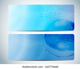 Abstract Aqua Background Vector Iillustration