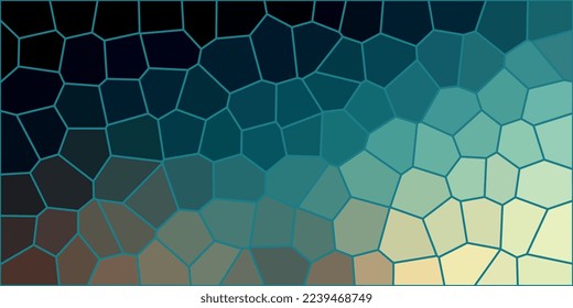 abstract aqua blue off-white brown beige color geometric standard blended mosaic gradient background