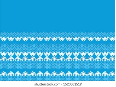 Abstract aqua elegant pattern. Blue and white style template with geometric shapes. Vector illustration