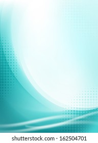 Abstract Aqua Flowing Background