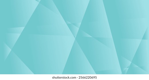 Abstract Aqua Geometric Background: A captivating, abstract background featuring a dynamic interplay of turquoise geometric shapes that create a sense of depth and movement. Perfect for presentations.