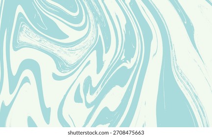 Abstract aqua and white marble illustration background and wallpaper.