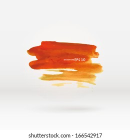 Abstract aquarelle hand drawn background. Watercolour illustration.