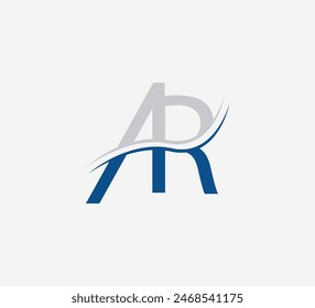 ABSTRAKTES AR-ZEICHEN-LOGO-DESIGN