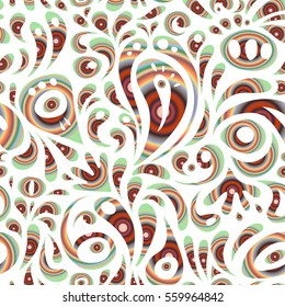 Abstract arabesque background for greeting card, presentation or wedding invitations. Traditional vector gothic damask background. Seamless background doodle ornament pattern.