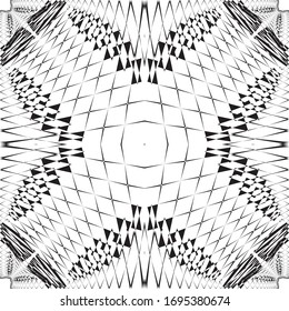 Abstract Arabesque fence developement project schiels Design black on transparent seamless plaid background