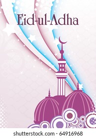 abstract arabic background, vector illustration for eid ul adha