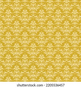 Abstract Arabic floral seamless pattern.