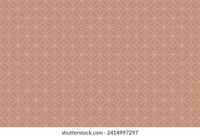 Abstract arabic mosaic geometric pattern with crossing thin lines. Ornate oriental background.