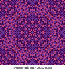 Abstract arabic motifs seamless pattern graphic design. Organic abstract ornament. Floor tile endless pattern. Sacred design. Interior decor print.