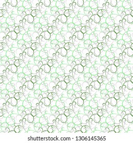 Abstract arabic seamless pattern. Fashion graphic on black background design. Modern stylish abstract texture. Monochrome template for prints, textiles, wrapping, wallpaper, etc. Vector illustration
