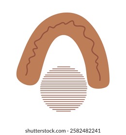 abstract arch shape boho aesthetic and minimal