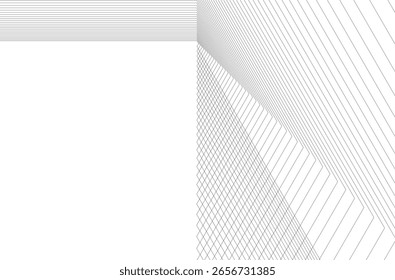 Abstract architectural 3d geometric background