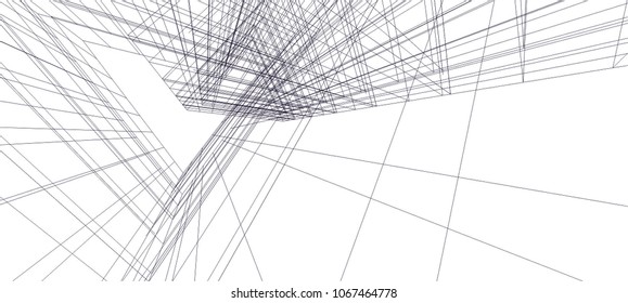 Abstract architectural background