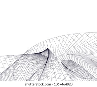 Abstract architectural background