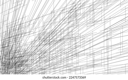 abstract architectural background 3d illustration