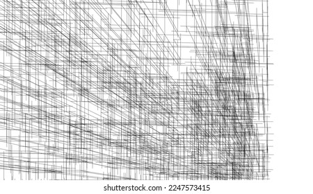 abstract architectural background 3d illustration