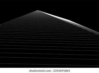 Resumen del fondo arquitectónico 3d ilustración