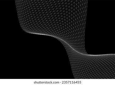 Abstract architectural background 3d illustration