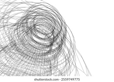 Abstract architectural background 3d illustration