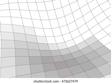 Abstract architectural background curved plane