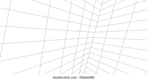 Abstract architectural background. Futuristic architecture