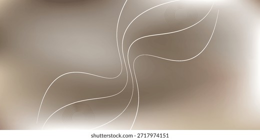 Fondo arquitectónico Abstractas hecho de líneas suaves modernas